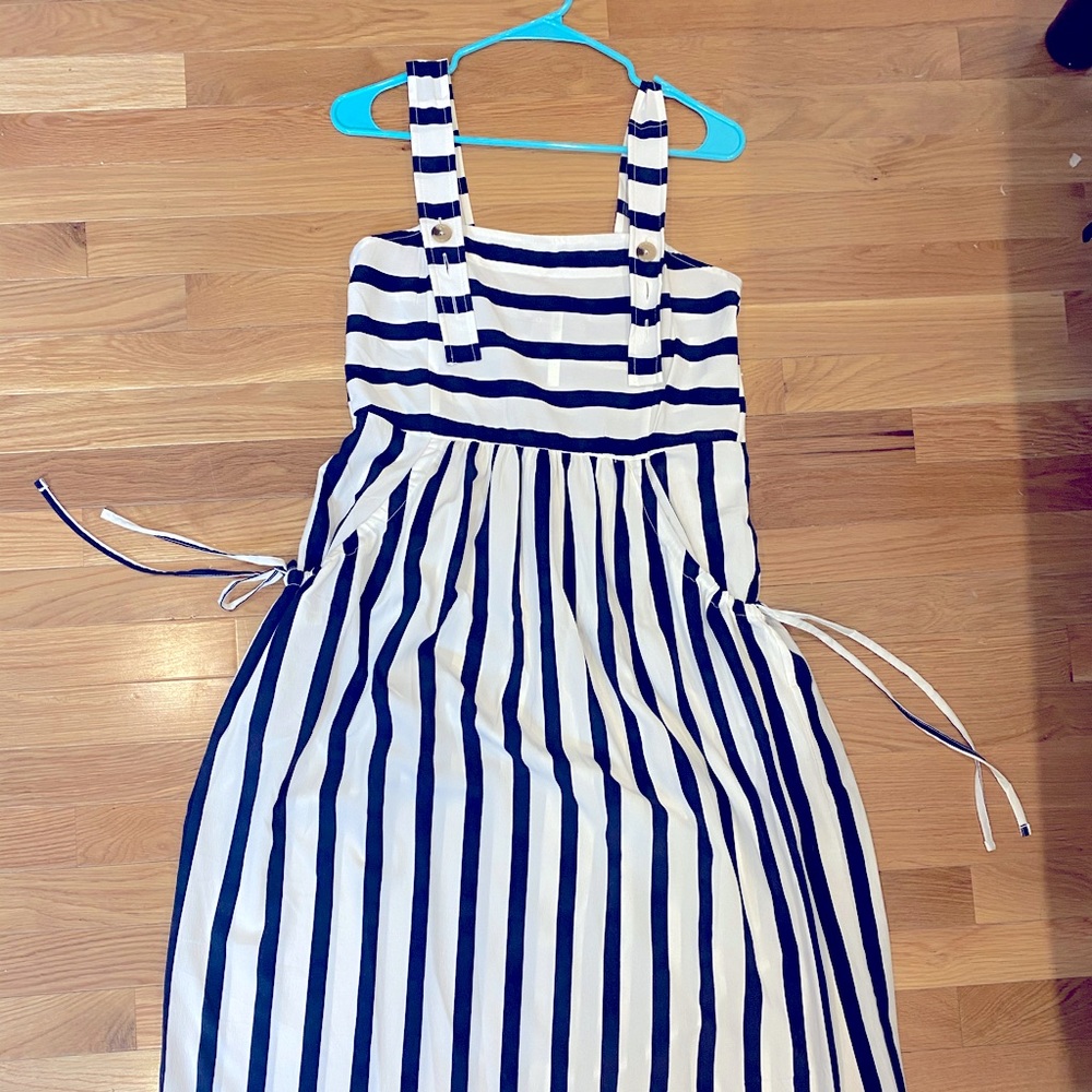 ASOS striped maxi dress NWT